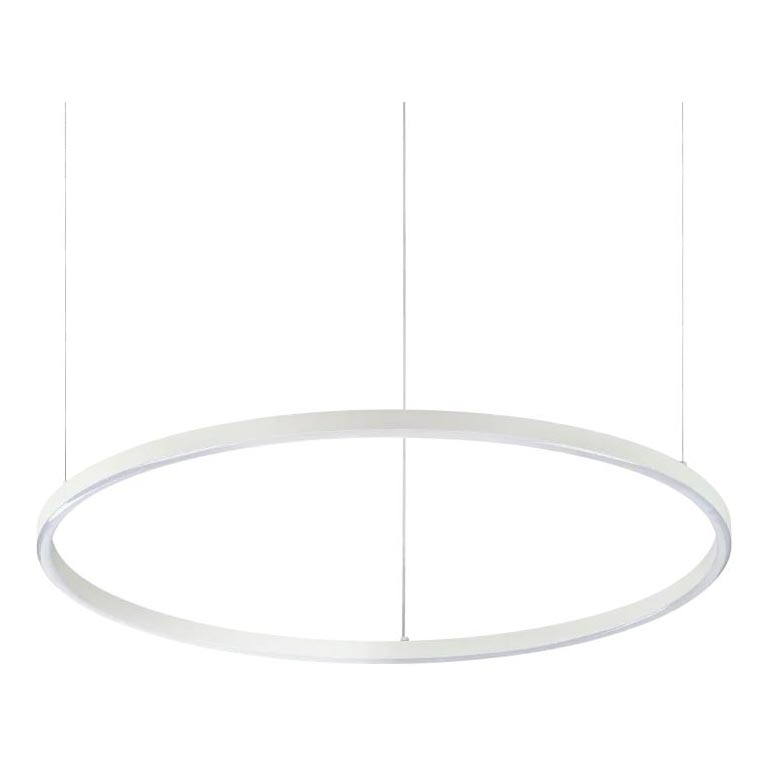 Ideal Lux - LED Димируем пендел ORACLE SLIM LED/40W/230V 4000K Ø 70 см CRI 90 бял
