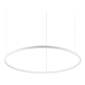 Ideal Lux - LED Димируем пендел ORACLE SLIM LED/43W/230V 3000K Ø 90 см бял