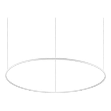 Ideal Lux - LED Димируем пендел ORACLE SLIM LED/76W/230V 3000K Ø 150 см бял