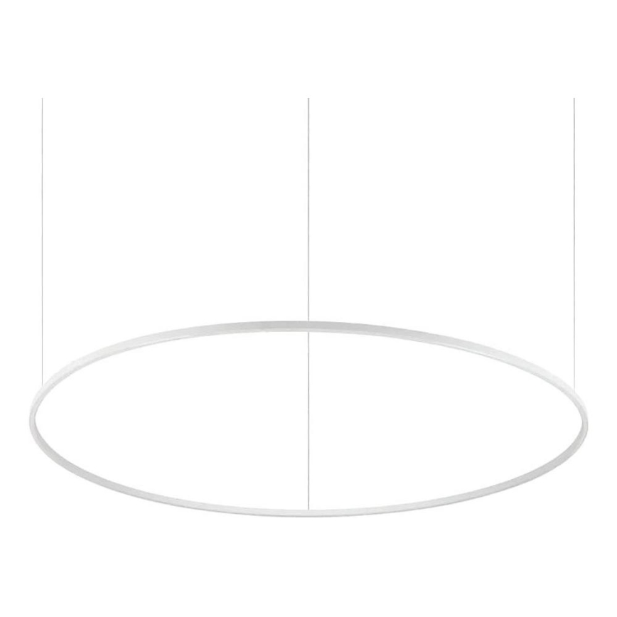 Ideal Lux - LED Димируем пендел ORACLE SLIM LED/76W/230V 3000K Ø 150 см бял