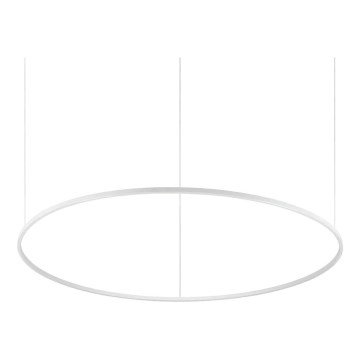 Ideal Lux - LED Димируем пендел ORACLE SLIM LED/83W/230V 4000K Ø 150 см CRI 90 бял