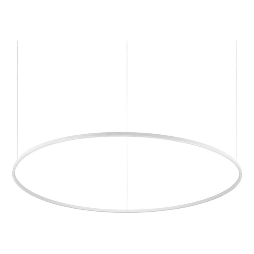 Ideal Lux - LED Димируем пендел ORACLE SLIM LED/83W/230V 4000K Ø 150 см CRI 90 бял