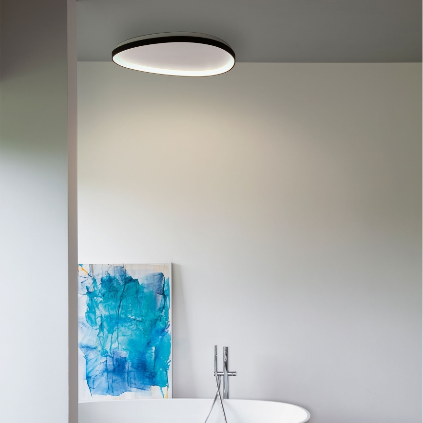 Ideal Lux - LED Димируем плафон GEMINI LED/42W/230V Ø 81 см CRI 90 черен