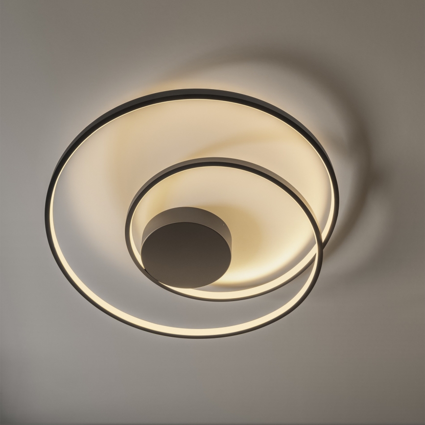 Ideal Lux - LED Димируем плафон OZ LED/48W/230V Ø 60 см CRI 90 черен