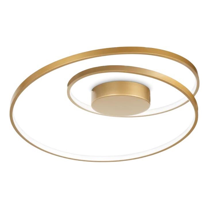 Ideal Lux - LED Димируем плафон OZ LED/48W/230V Ø 60 см CRI 90 златист