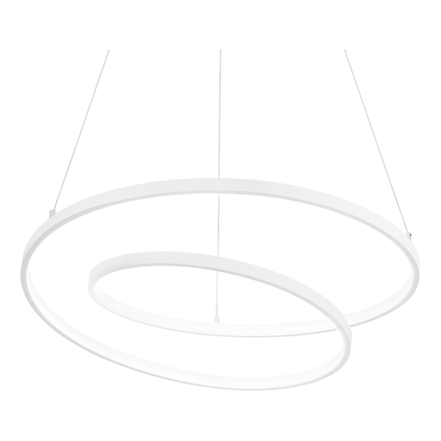 Ideal Lux - LED димируем полилей на кабел OZ LED/55W/230V Ø 80 см CRI 90 бял
