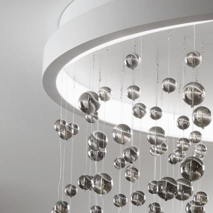Ideal Lux - LED Димируем полилей за повърхностен монтаж ARMONY LED/48W/230V CRI 90 Ø 50 см бял