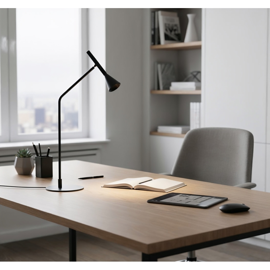 Ideal Lux - LED Димируема сензорна настолна лампа DIESIS LED/6,5W/230V CRI 90 черен