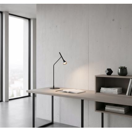 Ideal Lux - LED Димируема сензорна настолна лампа DIESIS LED/6,5W/230V CRI 90 черен