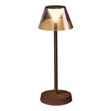 Ideal Lux - LED Димируема сензорна лампа LOLITA LED/2,8W/5V IP54 кафяв
