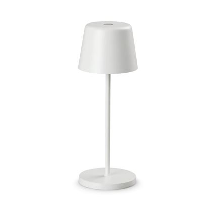 Ideal Lux - LED Димируема сензорна екстериорна настолна лампа CUTE LED/2,5W/3,7V USB 2200-2700K IP65 бял
