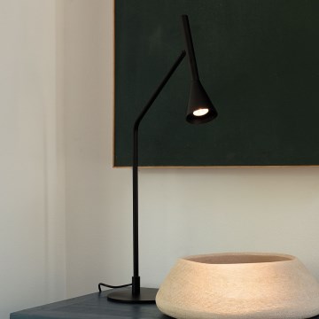 Ideal Lux - LED Димируема сензорна настолна лампа DIESIS LED/6,5W/230V CRI 90 черен