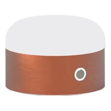 Ideal Lux - LED Димируема сензорна настолна лампа MIGNON LED/5W/5V Ø 10 см CRI 90 меден
