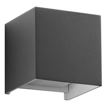Ideal Lux - LED Екстериорен аплик ATOM LED/12W/230V CRI 90 IP54 антрацит
