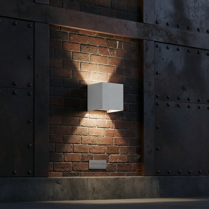 Ideal Lux - LED Екстериорен аплик ATOM LED/12W/230V CRI 90 IP54 бял