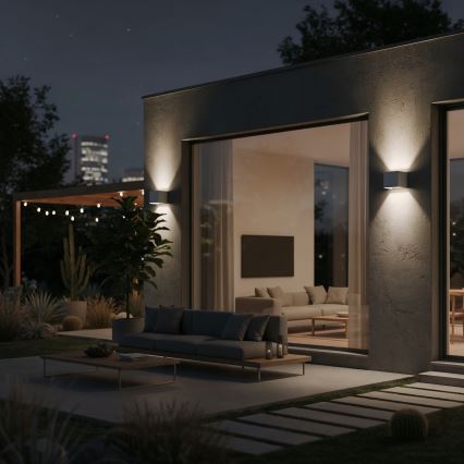 Ideal Lux - LED Екстериорен аплик ATOM LED/12W/230V CRI 90 IP54 бял