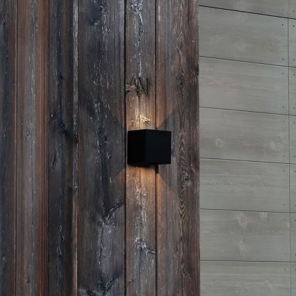 Ideal Lux - LED Екстериорен аплик ATOM LED/12W/230V CRI 90 IP54 черен