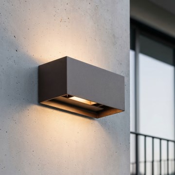 Ideal Lux - LED Екстериорен аплик ATOM LED/25W/230V CRI 90 IP54 черен