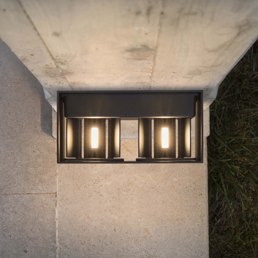 Ideal Lux - LED Екстериорен аплик ATOM LED/25W/230V CRI 90 IP54 антрацит