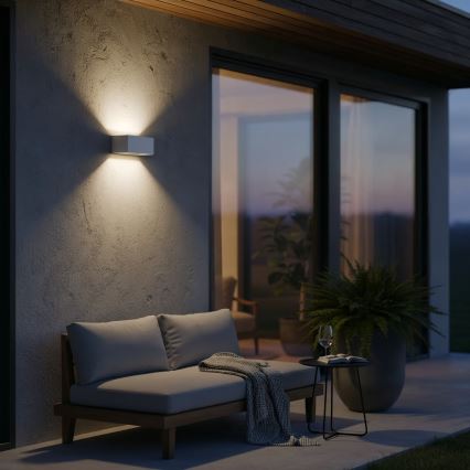 Ideal Lux - LED Екстериорен аплик ATOM LED/25W/230V CRI 90 IP54 бял