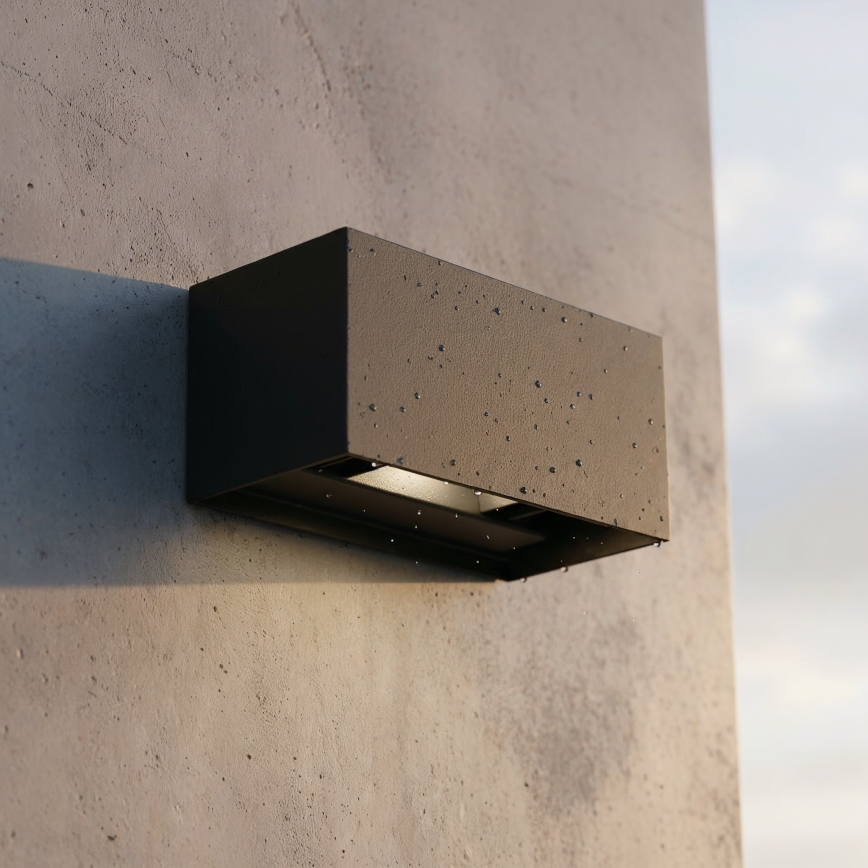 Ideal Lux - LED Екстериорен аплик ATOM LED/25W/230V CRI 90 IP54 черен