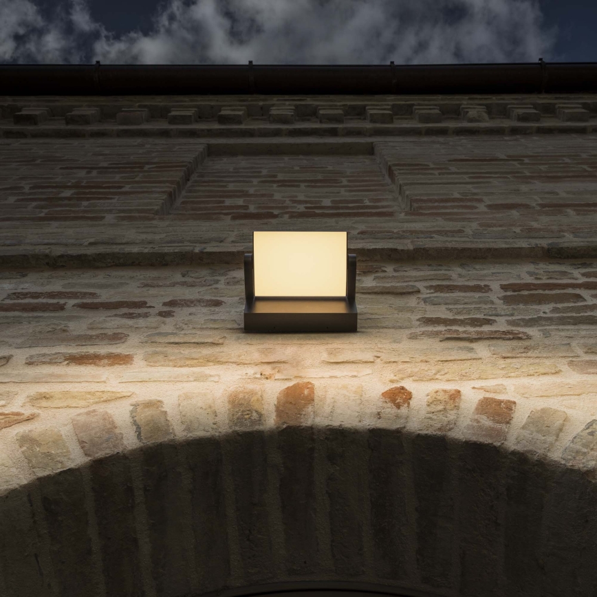 Ideal Lux - LED Екстериорен аплик SWIPE LED/21W/230V CRI 90 IP54 кафяв