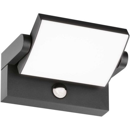 Ideal Lux - LED Екстериорен аплик със сензор SWIPE LED/21W/230V CRI 90 IP54 антрацит