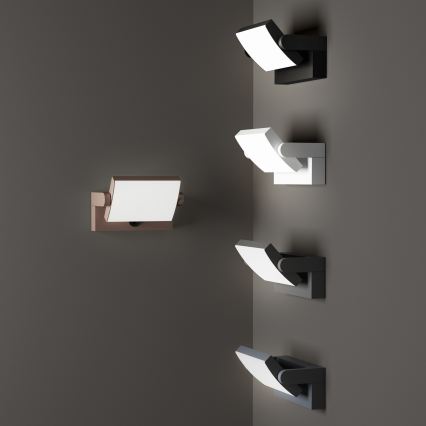 Ideal Lux - LED Екстериорен аплик със сензор SWIPE LED/21W/230V CRI 90 IP54 антрацит