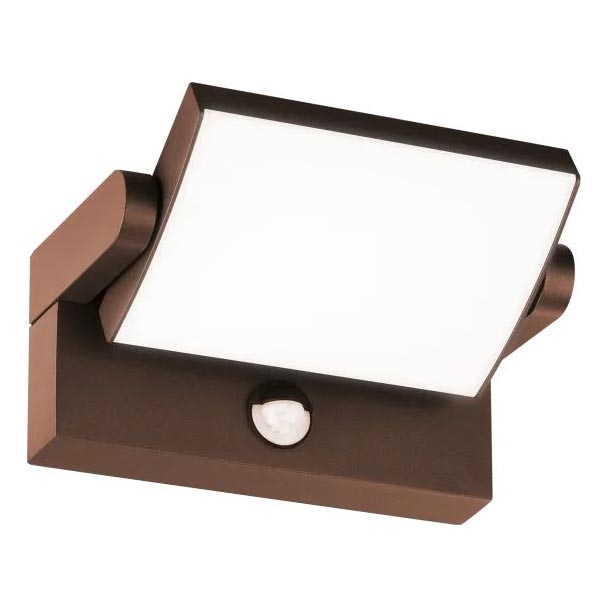 Ideal Lux - LED Екстериорен аплик със сензор SWIPE LED/21W/230V CRI 90 IP54 кафяв