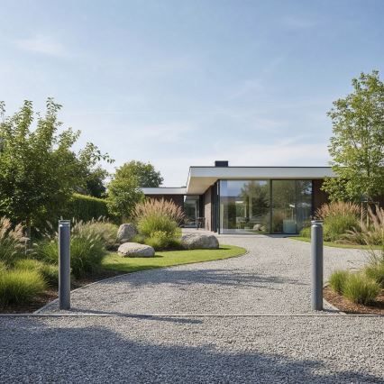 Ideal Lux - LED Екстериорна лампа BOEING LED/14W/230V 100 см CRI 90 IP65 антрацит