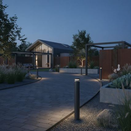 Ideal Lux - LED Екстериорна лампа BOEING LED/14W/230V 100 см CRI 90 IP65 черен