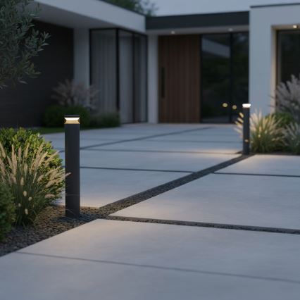 Ideal Lux - LED Екстериорна лампа BOEING LED/14W/230V 100 см CRI 90 IP65 черен