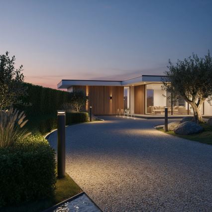 Ideal Lux - LED Екстериорна лампа BOEING LED/14W/230V 100 см CRI 90 IP65 черен