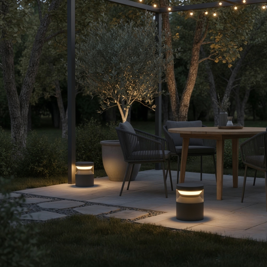 Ideal Lux - LED Екстериорна лампа BOEING LED/14W/230V 15 см CRI 90 IP65 черен