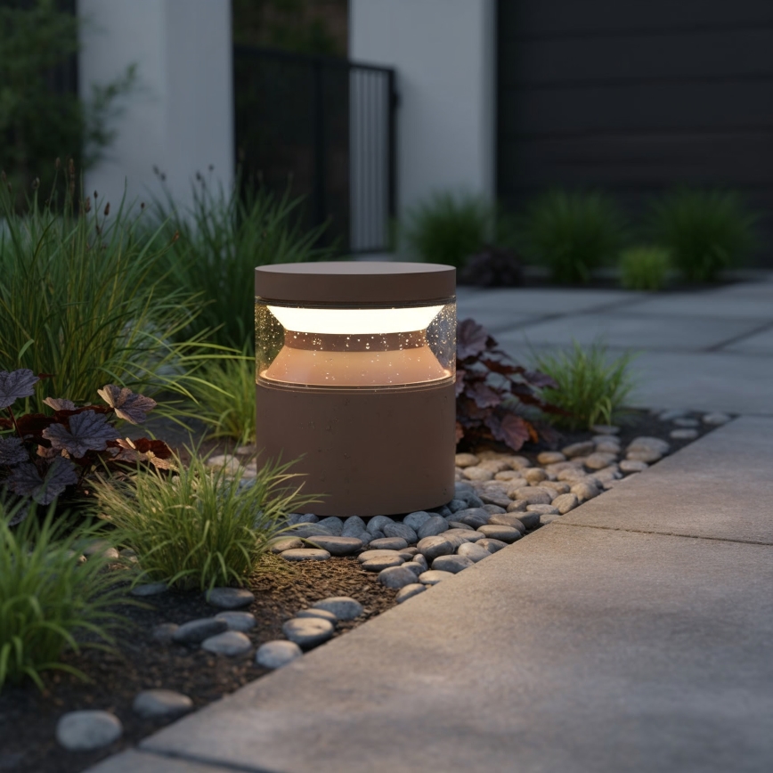 Ideal Lux - LED Екстериорна лампа BOEING LED/14W/230V 15 см CRI 90 IP65 кафяв