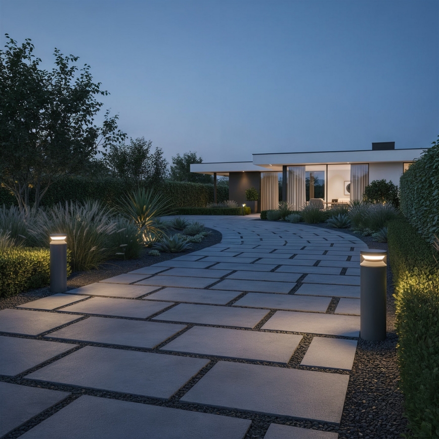 Ideal Lux - LED Екстериорна лампа BOEING LED/14W/230V 40 см CRI 90 IP65 антрацит