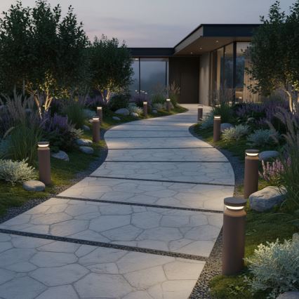 Ideal Lux - LED Екстериорна лампа BOEING LED/14W/230V 40 см CRI 90 IP65 кафяв