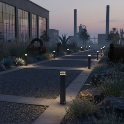 Ideal Lux - LED Екстериорна лампа BOEING LED/14W/230V Ø 70 см CRI 90 IP65 черен