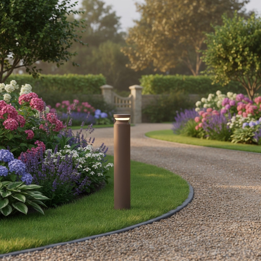 Ideal Lux - LED Екстериорна лампа BOEING LED/14W/230V Ø 70 см CRI 90 IP65 кафяв