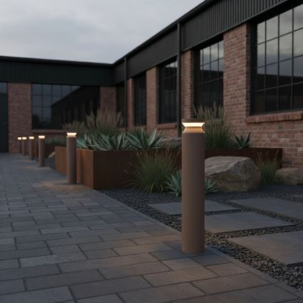 Ideal Lux - LED Екстериорна лампа BOEING LED/14W/230V Ø 70 см CRI 90 IP65 кафяв