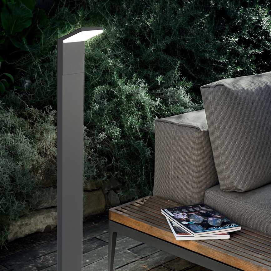 Ideal Lux - LED Екстериорна лампа STYLE LED/8,5W/230V 4000K 100 см CRI 90 IP54 антрацит