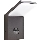 Ideal Lux - LED Екстериорна лампа със сензор STYLE LED/9W/230V 4000K CRI 90 IP54 антрацит