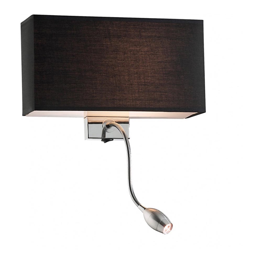 Ideal Lux - LED Гъвкав аплик HOTEL 1xE27/60W + LED/1,5W/230V