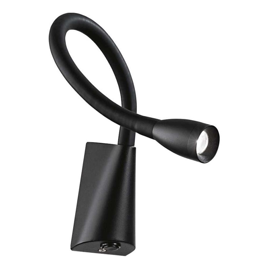 Ideal Lux - LED Гъвкав малка лампа GOOSE LED/3W/230V CRI 90 черен