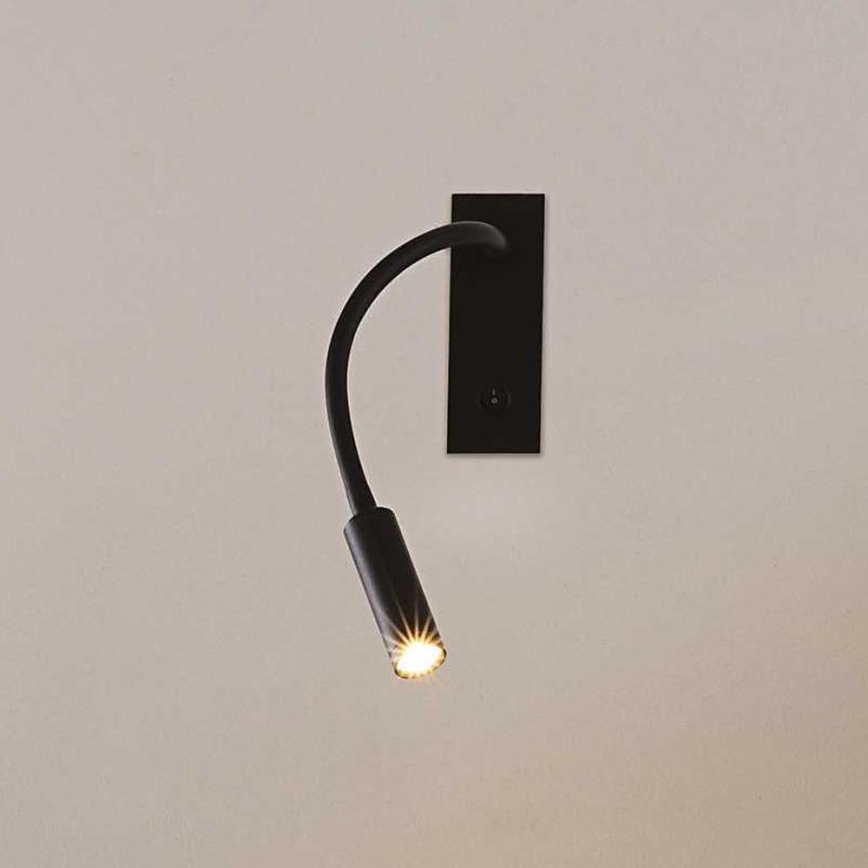Ideal Lux - LED Гъвкав малка лампа IO LED/3W/230V CRI 90 черен