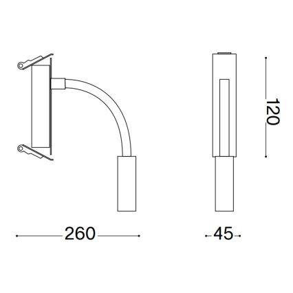 Ideal Lux - LED Гъвкав малка лампа IO LED/3W/230V CRI 90 черен