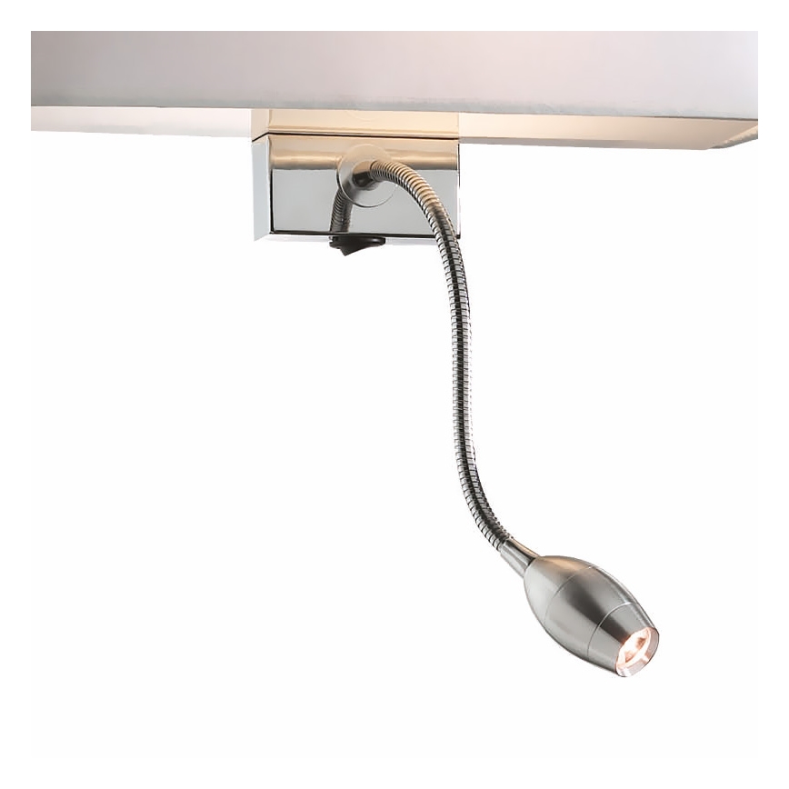 Ideal Lux - LED гъвкав стенен аплик HOTEL 1xE27/60W + LED/1,5W/230V