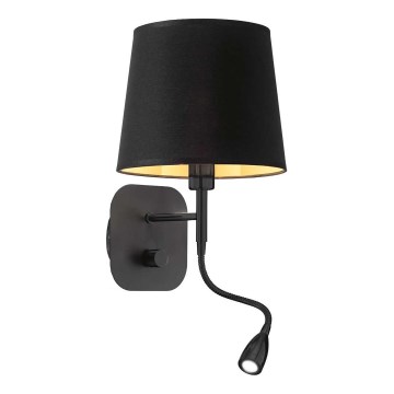 Ideal Lux - LED гъвкав стенен аплик NORDIK 1xE14/40W + LED/1,5W/230V