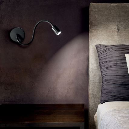 Ideal Lux - LED гъвкава лампа FOCUS LED/4W/230V CRI 90 черна