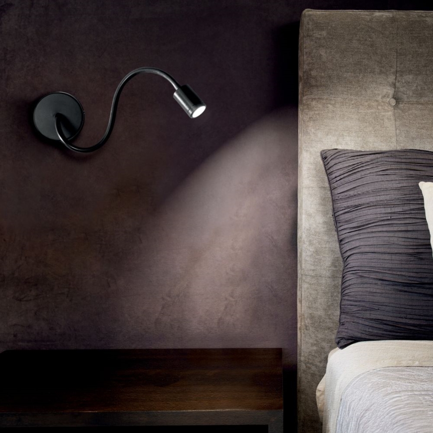 Ideal Lux - LED гъвкава лампа FOCUS LED/4W/230V CRI 90 черна